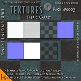 [kFC003] 1024px Checkered Carpet Texture Kit with Bump, Diffuse, Occlusion and Normal Material Maps by E&D ENGINEERING