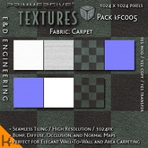 [kFC005] 1024px Checkered Carpet Texture Kit with Bump, Diffuse, Occlusion and Normal Material Maps by E&D ENGINEERING