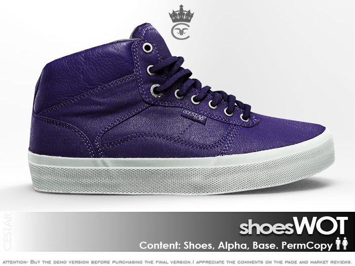" Wot Shoes " : Violet