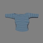 Blue Star of David Mesh Top box