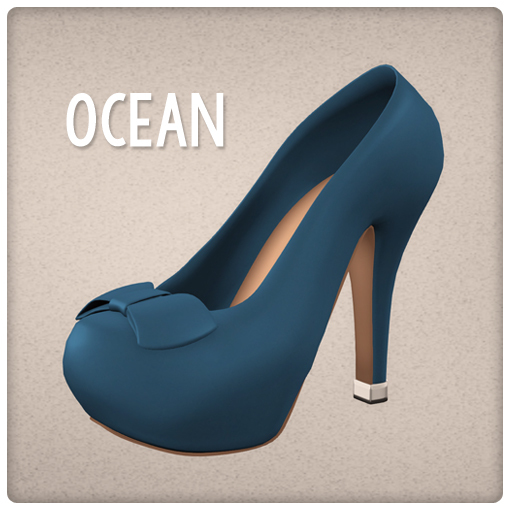 {Mango Cheeks} Priya Pumps: Ocean (Slink MEDIUM)