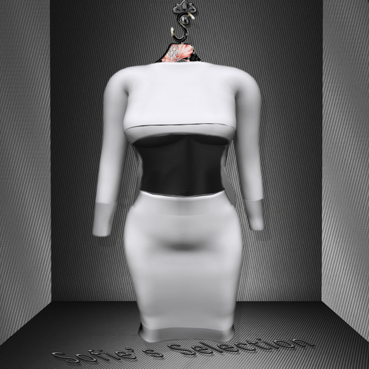 <S> Mesh Smoking Outfit Grey