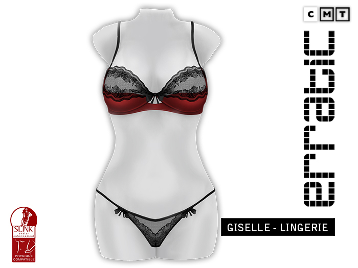 erratic / giselle - lingerie / red