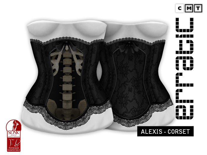 erratic / alexis - corset / black