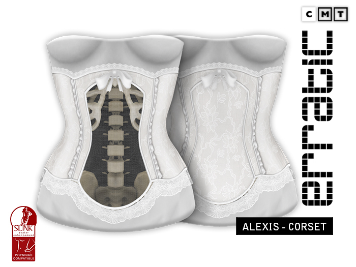 erratic / alexis - corset / white