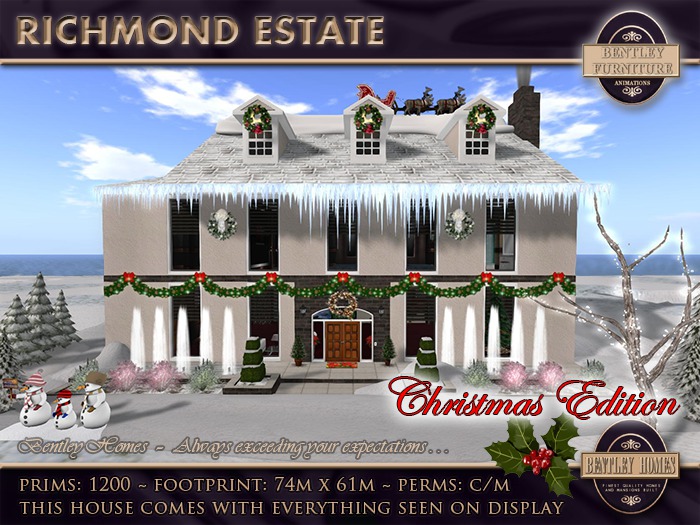 Christmas Edition Richmond Estate + Furniture by Bentley