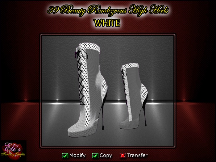 39 High Heels White - Eli's