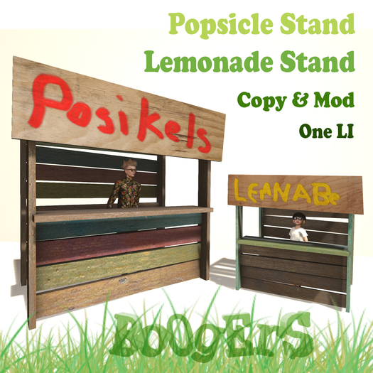 <:*BoOgErS*:> Popsicle & Lemonabe Stands