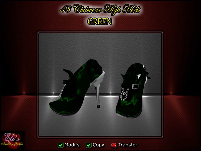 48 High Heels Green - Eli's