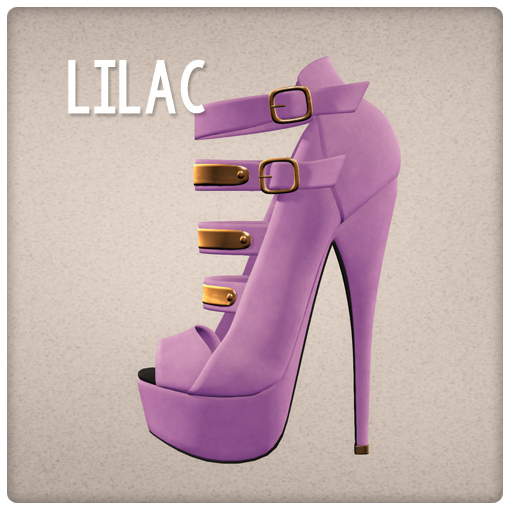 {Mango Cheeks} Tarra Heels: Lilac (Slink HIGH)