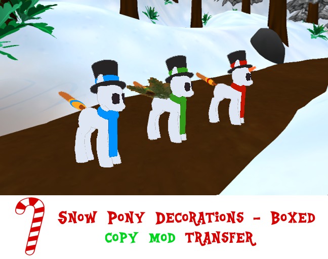 Snow Pony Decoration - Boxed