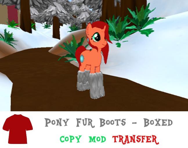 Pony Fur Boots - Boxed