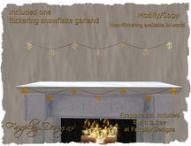 ~Flickering Snowflakes Garland~Resize/Copy