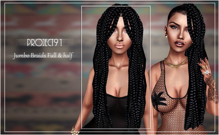 Jumbo Braids Full Teal