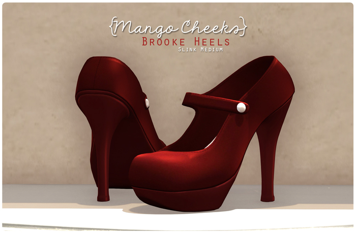 {Mango Cheeks} Brooke Heels: DEMO (Slink MEDIUM)