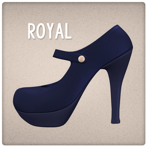 {Mango Cheeks} Brooke Heels: Royal (Slink MEDIUM)