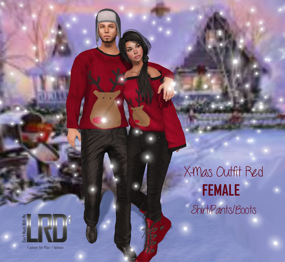 LRD X-mas outfit Female Red