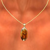 Necklace Nacre w Inclusion 6 (Boxed)