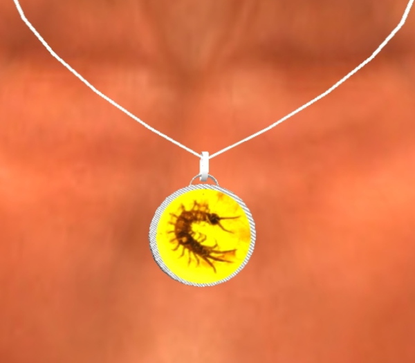Necklace Nacre w Inclusion 7 (Boxed)