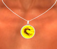 Necklace Nacre w Inclusion 7 (Boxed)