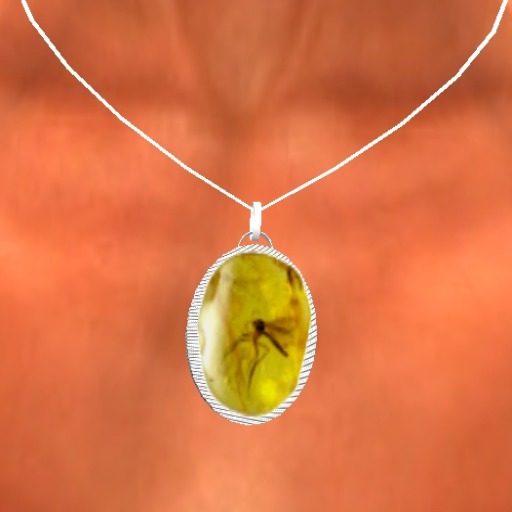 Necklace Nacre w Inclusion 1 (Boxed)