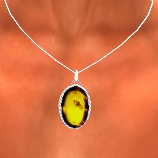 Necklace Nacre w Inclusion 4 (Boxed)
