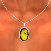 Necklace Nacre w Inclusion 4 (Boxed)