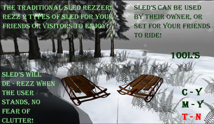 Sled Rezzer Boxed Updated for rough terrain