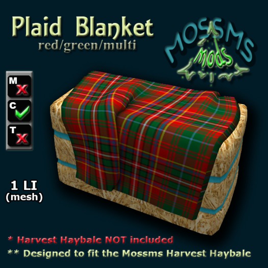 ADMM Plaid Blanket starbrown (wear to unpack)