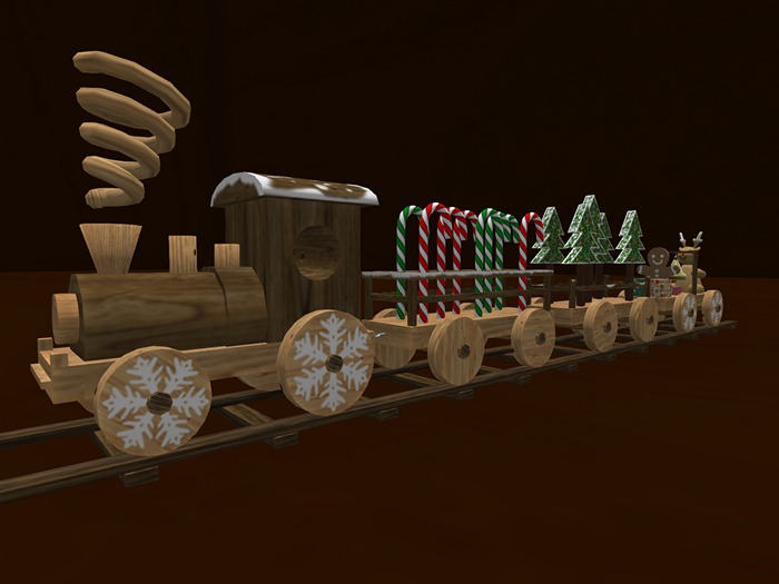 Christmas Toy Train for FaeFare (Mod/Trans)