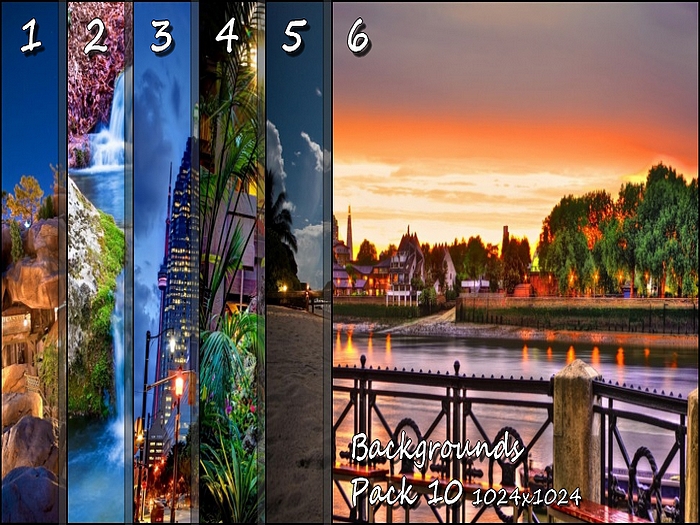 MONOMANIA - BackGrounds - Pack 10