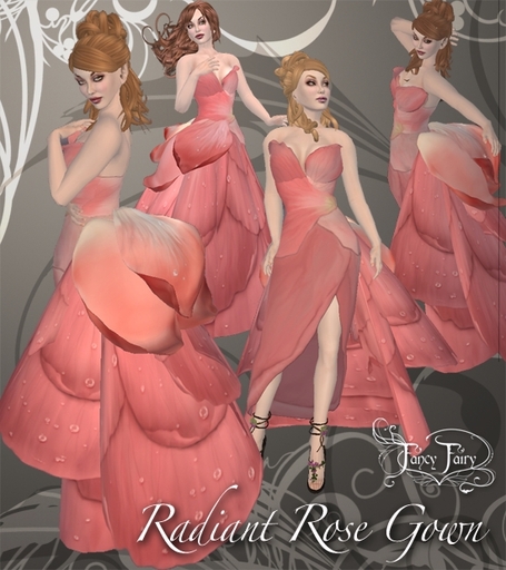 Radiant Rose gown in Blush Pink  M/C