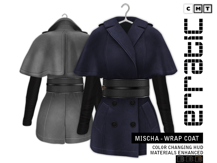 erratic / mischa - wrap-coat / navy