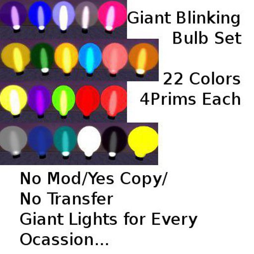 Giant Blinking Bulb Set,250