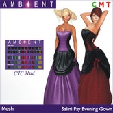 [AMBI] Mesh Salini Fay Evening Gown (BOXED)