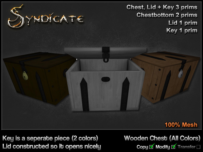 Syndicate - Wooden Chest (L.brown) 1.0