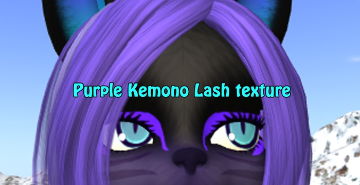 purple kemono lashes
