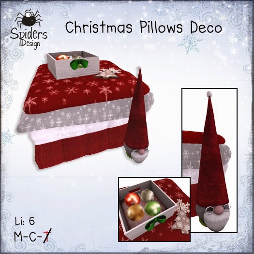 (SD) Christmas Pillows Deco