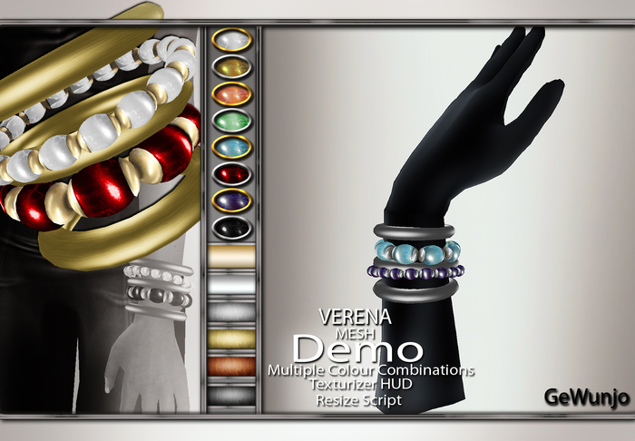GeWunjo : VERENA bracelets DEMO