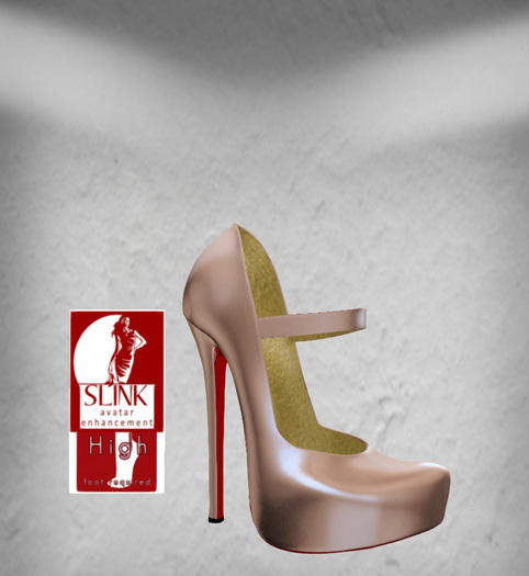 =PIA= Box HIGH SLINK PINUP pumps patent NUDE