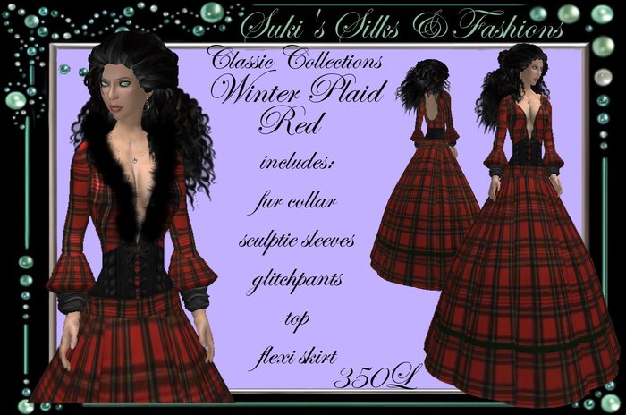 !~SS~! Classic Collections - Winter Plaid Red