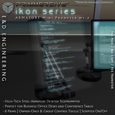 ikon.ARMATURE Desktop Teleprompter Mini-Prompter Cyber Monitor Screen m1.2 XFER by E&D Engineering