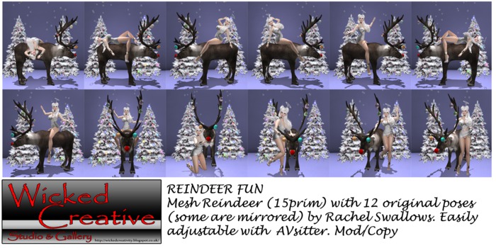 WCP~XMAS KISS POSING COUCH