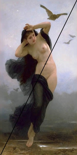 Poster Bouguereau - Abduction of Psyche