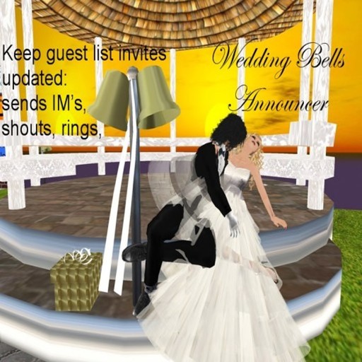 wedding anouncement bells scripted 