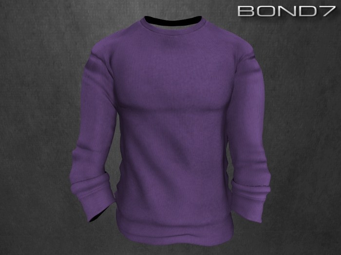 *BOND7* V-neck Longsleeve (Black)