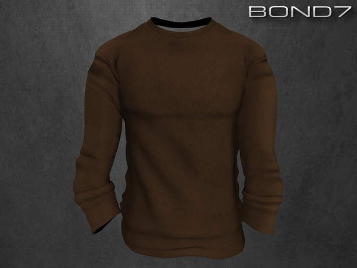 *BOND7* V-neck Longsleeve (Black)