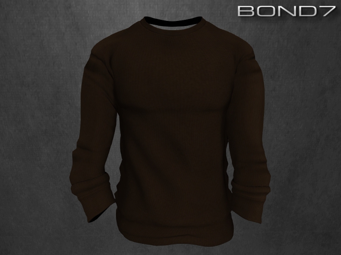 *BOND7* V-neck Longsleeve (Black)
