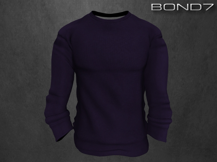 *BOND7* V-neck Longsleeve (Black)