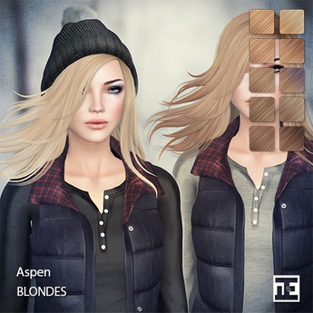 Second Life Marketplace - TRUTH HAIR Aspen (Mesh Hair) - blondes
